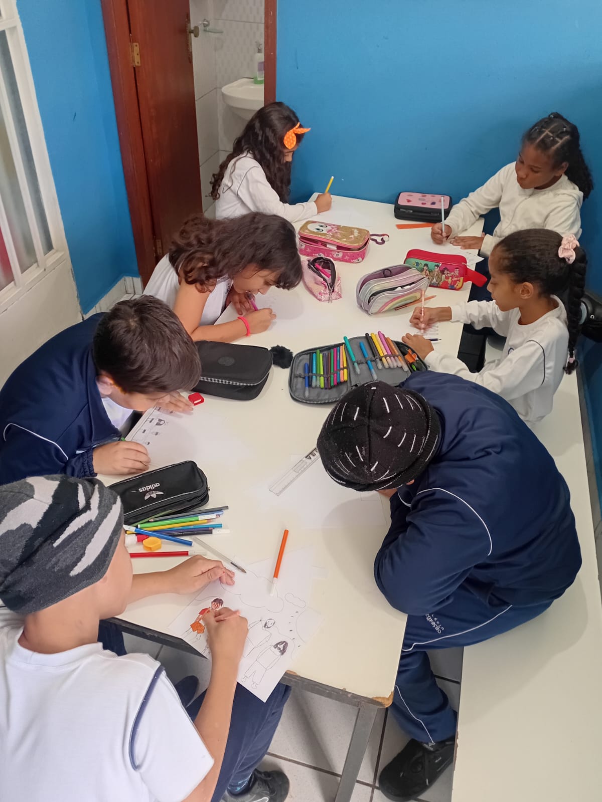 5° Ano - Preparativos para a Festa da Família